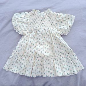 *NEW* NWT Janie and Jack Yellow Floral Dress sz 12-18 months